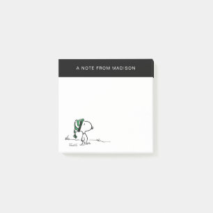 pinda's   Snoopy Green Snow Pet Post-it® Notes