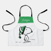 pinda's | Snoopy Green Snow Pet Schort (Voorkant)