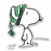 pinda's | Snoopy Green Snow Pet Sticker (Voorkant)