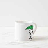 pinda's | Snoopy Green Umbrella Espresso Kop (Voorkant rechts)