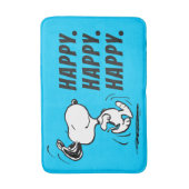 pinda's | Snoopy Happy Dance Badmat (Voorkant Verticaal)