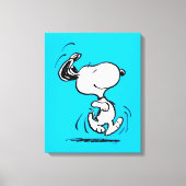pinda's | Snoopy Happy Dance Canvas Afdruk (Voorkant)