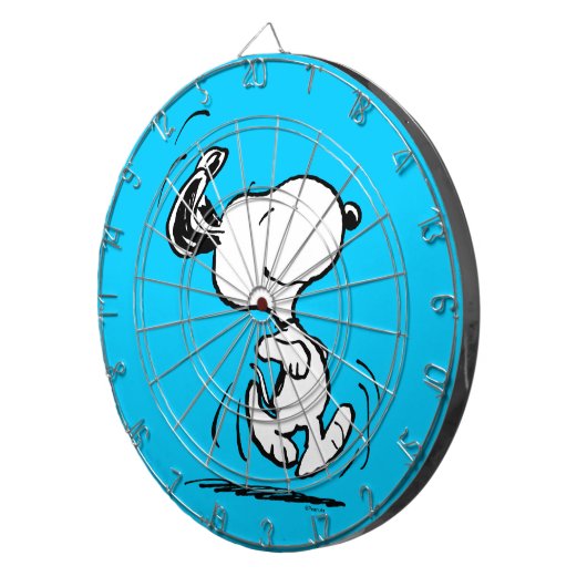 pinda's | Snoopy Happy Dance Dartbord (Voorkant Rechts)