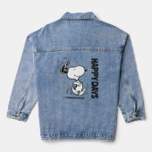 pinda's | Snoopy Happy Dance Denim Jacket (Achterkant)