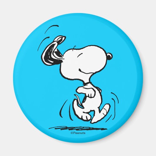 pinda's | Snoopy Happy Dance Magneet (Voorkant)