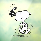 pinda's | Snoopy Happy Dance Raamsticker (Vel 3)