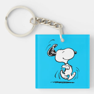 pinda's   Snoopy Happy Dance Sleutelhanger