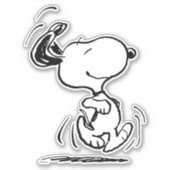 pinda's | Snoopy Happy Dance Sticker (Voorkant)