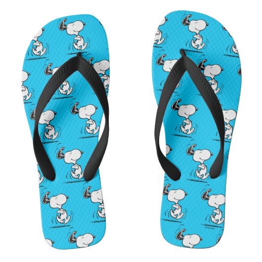 pinda's | Snoopy Happy Dance Teenslippers (Voetbed)