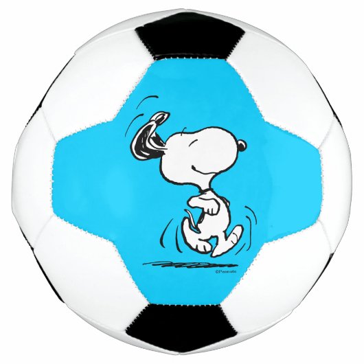 pinda's | Snoopy Happy Dance Voetbal (Voorkant)