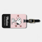 pinda's | Snoopy Hearts Bagagelabel (Voorkant horizontaal)