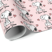 pinda's | Snoopy Hearts Cadeaupapier (Rol Hoek)