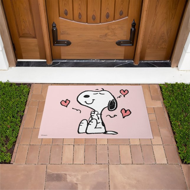 pinda's | Snoopy Hearts Deurmat (Buiten)