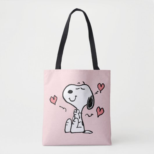 pinda's | Snoopy Hearts Draagtas (Voorkant)