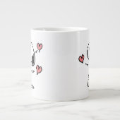 pinda's | Snoopy Hearts Extra Grote Beker (Voorkant)
