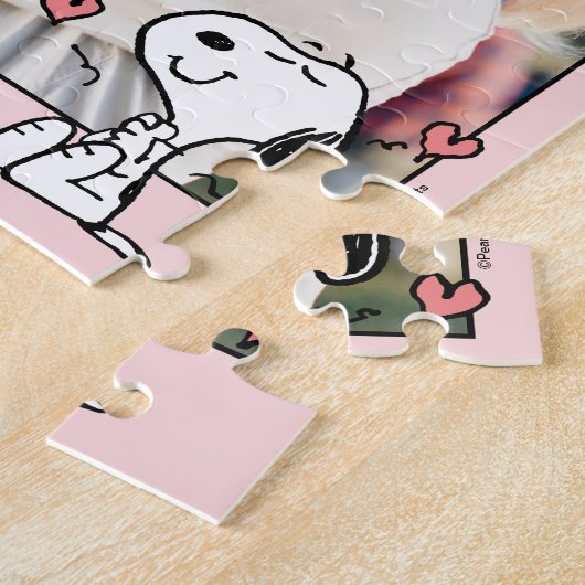 pinda's | Snoopy Hearts Legpuzzel (Zijkant)