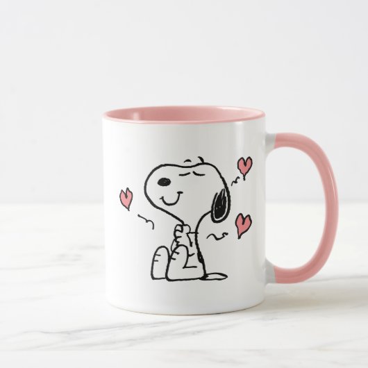 pinda's | Snoopy Hearts Mok (Rechts)