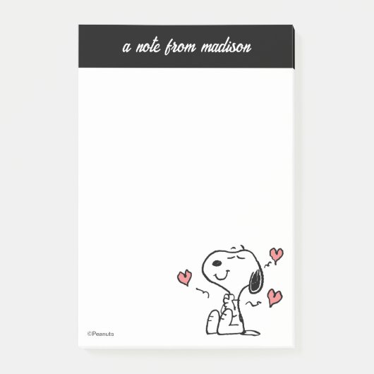 pinda's | Snoopy Hearts Post-it® Notes (Voorkant)