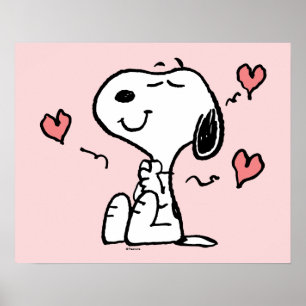 pinda's Snoopy Hearts Poster