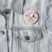 pinda's | Snoopy Hearts Ronde Button 5,7 Cm (In situ)