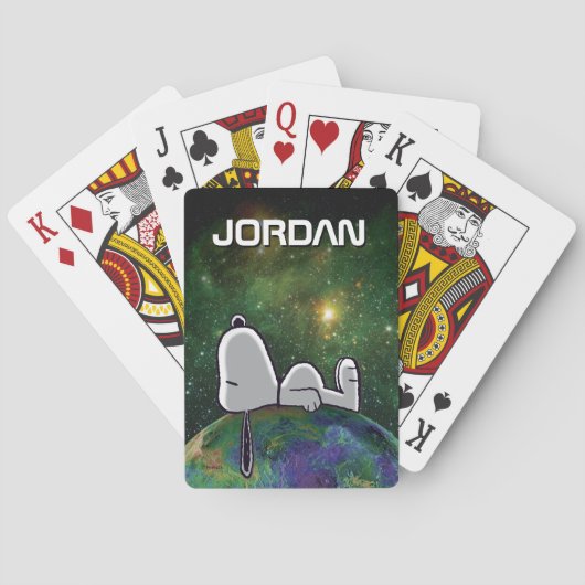 pinda's | Snoopy heeft speelkaarten uitgedeeld (Achterkant)