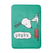 pinda's | Snoopy Ho Ho Eetgerecht Badmat (Voorkant Verticaal)