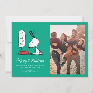 pinda's   Snoopy Ho Ho Eetgerecht Feestdagenkaart