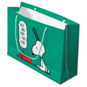 pinda's | Snoopy Ho Ho Eetgerecht Groot Cadeauzakje (Voorkant Gekanteld)