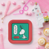 pinda's | Snoopy Ho Ho Eetgerecht Papieren Bordje (Feest)