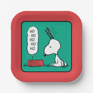 pinda's Snoopy Ho Ho Eetgerecht Papieren Bordje