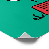 pinda's | Snoopy Ho Ho Eetgerecht Poster (Hoek)