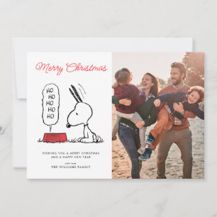 Pinda's Snoopy Ho Ho Ho Eetbord Feestdagenkaart