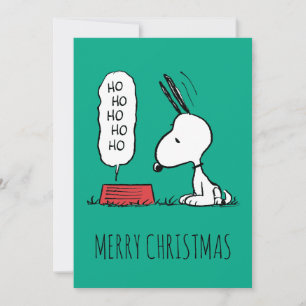 Pinda's Snoopy Ho Ho Ho Eetbord Feestdagenkaart