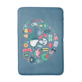 pinda's | Snoopy Holiday Geluk Hart Badmat (Voorkant Verticaal)