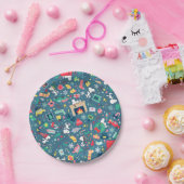 pinda's | Snoopy Holiday Pattern Papieren Bordje (Feest)