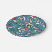 pinda's | Snoopy Holiday Pattern Papieren Bordje (Gekanteld)