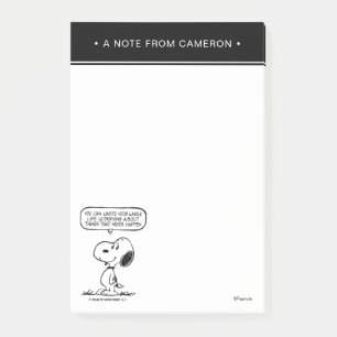 pinda's   Snoopy, je kunt niet je hele leven wacht Post-it® Notes