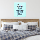 pinda's | Snoopy kerst en Charlie Brown Canvas Afdruk (Insitu (Slaapkamer))