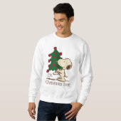 pinda's | Snoopy kerstboom Trui (Voorkant volledig)
