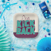 pinda's | Snoopy Kickback Papieren Bordje (Feest)