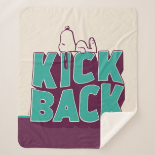 pinda's Snoopy Kickback Sherpa Deken