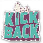 pinda's | Snoopy Kickback Sticker (Voorkant)