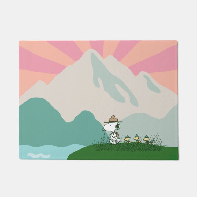 pinda's | Snoopy Leader of the Pack Deurmat (Voorkant)