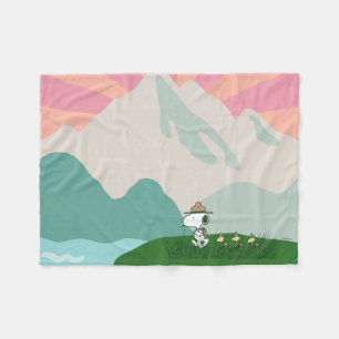pinda's   Snoopy Leader of the Pack Fleece Deken