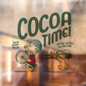 pinda's | Snoopy & Linus Caca Time Window Cling Raamsticker (Vel 2)