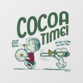 pinda's | Snoopy & Linus Caca Time Window Cling Raamsticker (Vel)