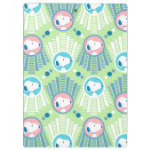 pinda's | Snoopy Mint Green Deco Dreams Patroon Klembord (Achterkant)