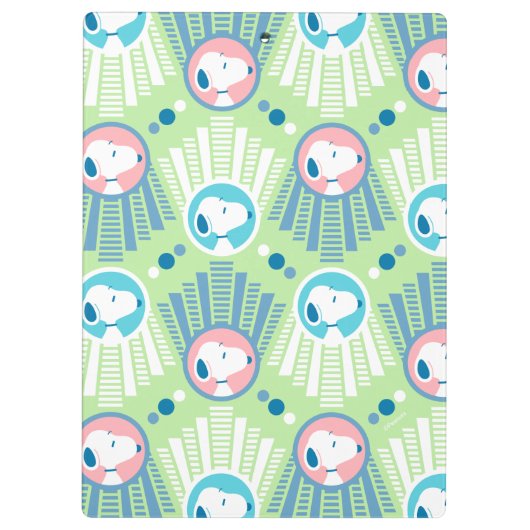 pinda's | Snoopy Mint Green Deco Dreams Patroon Klembord (Achterkant)