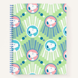 pinda's Snoopy Mint Green Deco Dreams Patroon Notitieboek