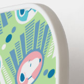 pinda's | Snoopy Mint Green Deco Dreams Patroon Pickleball Paddle (Links Detail)
